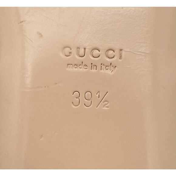 Gucci Dionysus Black Leather Tiger Buckle Thong Flat Sandals EU 39.5 US 9.5 - Picture 12 of 14